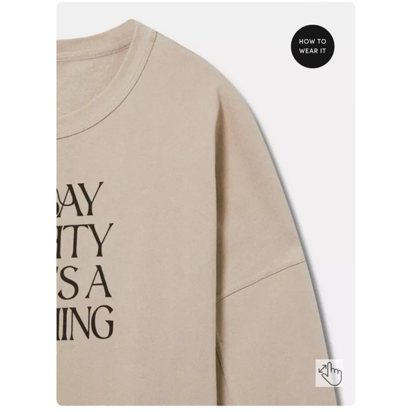 *HOST PICK* NEW Torrid 5 ‘You Say Naughty’ Classic Fit Cozy Tunic Sweatshirt - Picture 4 of 9